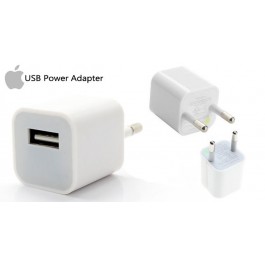 CARICABATTERIE / ADATTATORE ORIGINALE APPLE A1385 BIANCO 5 V 1 A PER IPHONE E IPOD