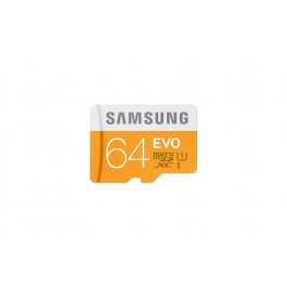 SCHEDA MicroSDXC EVO SAMSUNG MB MP64D 64 GB PER CELLULARI, SMARTPHONE, TABLET, FOTOCAMERE SAMSUNG