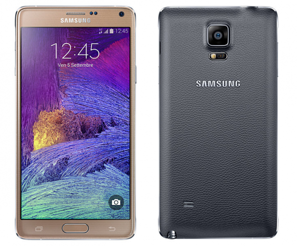 SMARTPHONE SAMSUNG GALAXY NOTE 4 SM N910F 5.7" SUPER AMOLED 32 GB QUAD CORE 4G LTE WIFI 16 MP ANDROID GOLD / BLACK