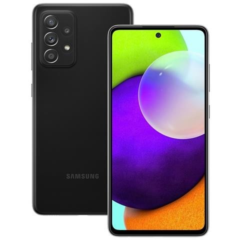 SMARTPHONE SAMSUNG GALAXY A52 5G SM A526B 256 GB DUAL SIM OCTA CORE 6.5" SUPER AMOLED QUADRUPLA FOTOCAMERA AWESOME BLACK / NERO