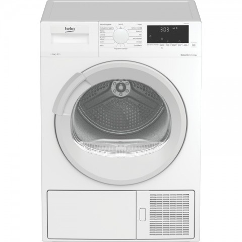 ASCIUGATRICE BEKO DRX923W 9 KG CARICO FRONTALE POMPA DI CALORE 15 PROGRAMMI LIBERA INSTALLAZIONE CLASSE A++