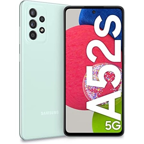 SMARTPHONE SAMSUNG GALAXY A52s 5G SM A528B 128 GB DUAL SIM OCTA CORE 6.5" SUPER AMOLED QUADRUPLA FOTOCAMERA AWESOME MINT / VERDE