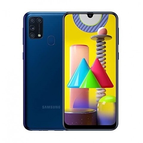 SMARTPHONE SAMSUNG GALAXY M31s SM M317F 128 GB DUAL SIM 6.5" 4G LTE WIFI QUATTRO FOTOCAMERE OCTA CORE BLU